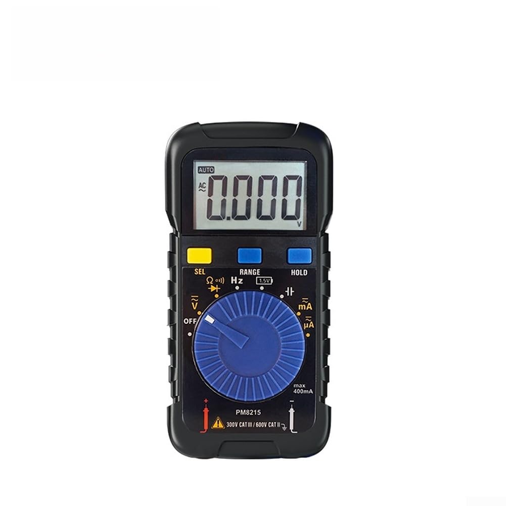 Multimètre numérique AC DC portable automatique avec écran LCD 3999 points