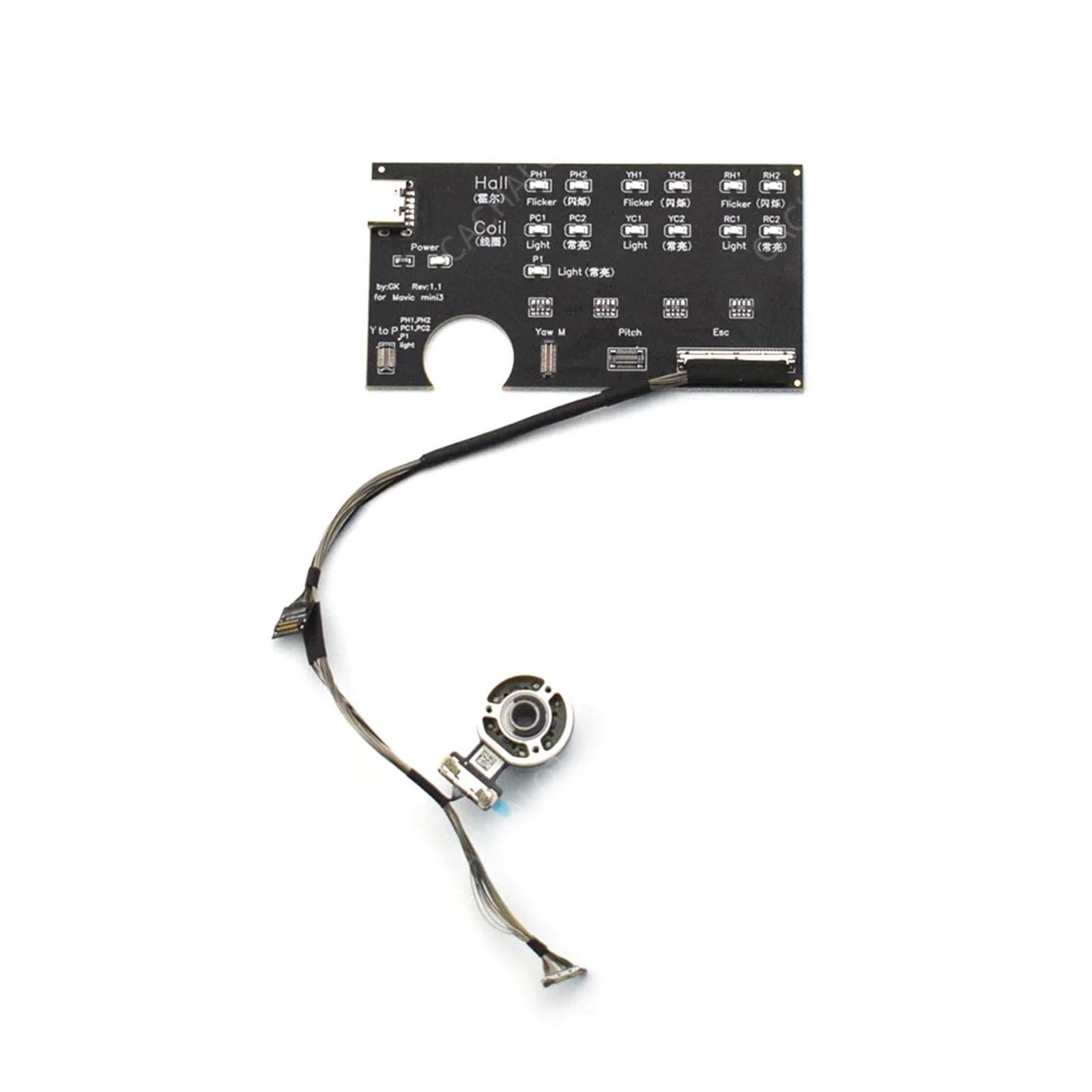 For Mini 3/3 Pro / 4 Pro Drone Gimbal Motor Test Board for DJI Mini 3 Pro Yaw Roll Pitch Motor Empty Gimbal Test Device Repair Parts