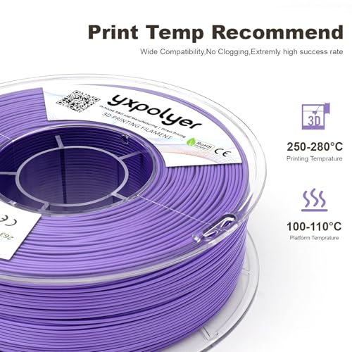 Image of ASA Filament 1.75mm, Blue Lilac, High-Speed Easy Printing UV-Weather-Heat Resistant 3D Printer Filament, Low Odor, Strong Layer Adhesion for Garden Functional Parts, AMS Compatible