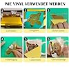 HKC Vinyl Roll Adhesive Vinyl 30cm x 400cm Gold Vinyl for Cricut, Self-Adhesive Film for Silhouette Cameo, Permanent Adhesive Vinyl for DIY Mug, Window, Ceramic, Plastic #3