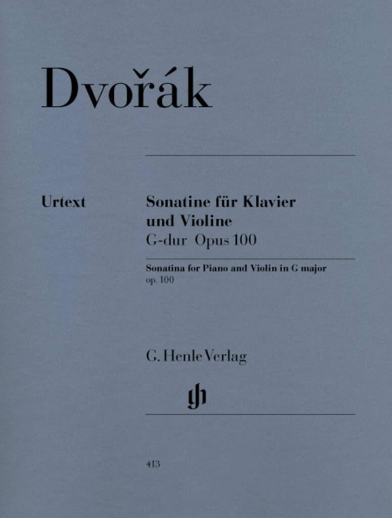 Sonatina for Piano and Violin G major op. 100 - piano and violin - (HN 413): Instrumentation: Violin and Piano