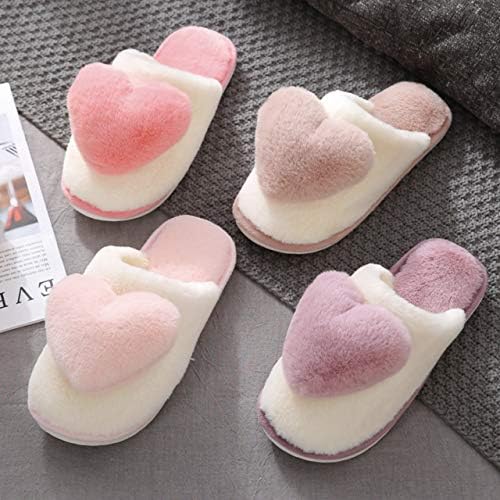 coco&mary（ココマリ）あったかルームシューズ ハート模様