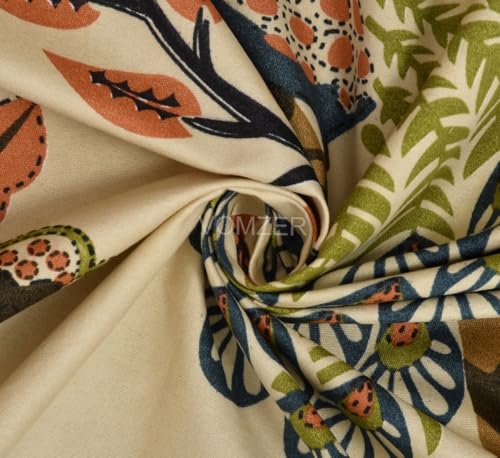 Image of VOMZER Premium 320 TC Fitted Bed Sheet with Full Elastic - Deep Pocket Design - Wrinkle Resistant Fitted Bedsheet 36x72 Single Beige Anokhi