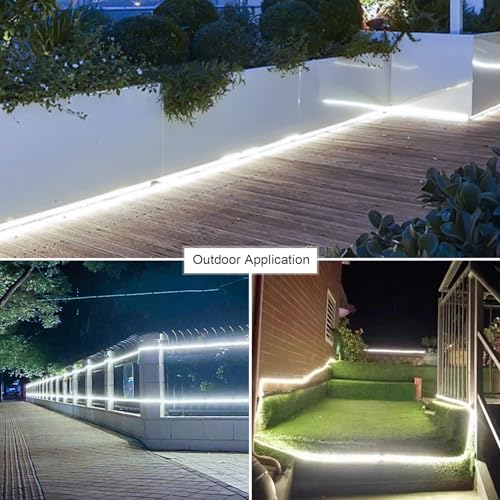 Tira LED Exterior Flexible 16.4ft Blanco IP65 miniatura 6