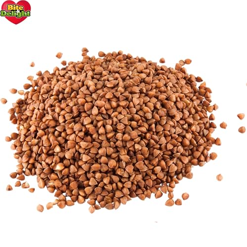 Bite & Delight Weiße Buchweizengrütze - Roh, Nicht wärmebehandelt, Alle Nährstoffe - Köstlicher Geschmack - Quelle für Eiweiß und komplexe Kohlenhydrate - Passt zu vielen Gerichten - 5 kg