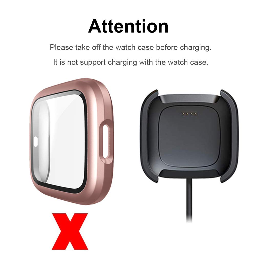 Vicks Vaporub Fundas Fitbit Versa Pack 5, TPU Flexible (Negro