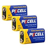 9V Batteries Model 6F22 Count Pcs (3)