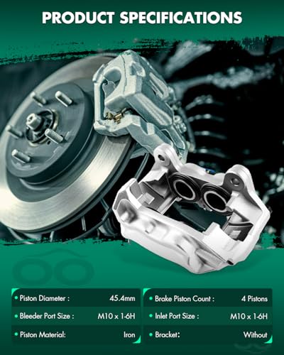 Image of SCITOO Front Driver & Passenger Disc Brake Calipers 192632 192633 For Toyota For Sequoia 2001-2002,For Toyota For Tundra 2000-2003,2PCS