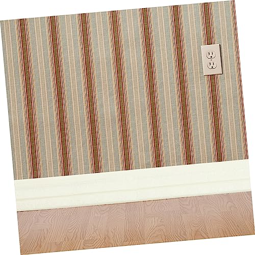 Uonlytech 3 Rolos De Adesivo De Parede De Rodapé Backsplash Guarnição De Azulejo Flexível Faixa De G