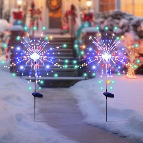 Illuminate Your Garden: The Magic of Colorful Solar Firework Stake Lights