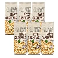 Maryland Röst-Cashews 400g im 6er Pack – Knackige Cashewkerne schonend ganz ohne Öl geröstet – Einzigartiges Aroma aus eigener Röstung in Deutschland (6 x 400g)