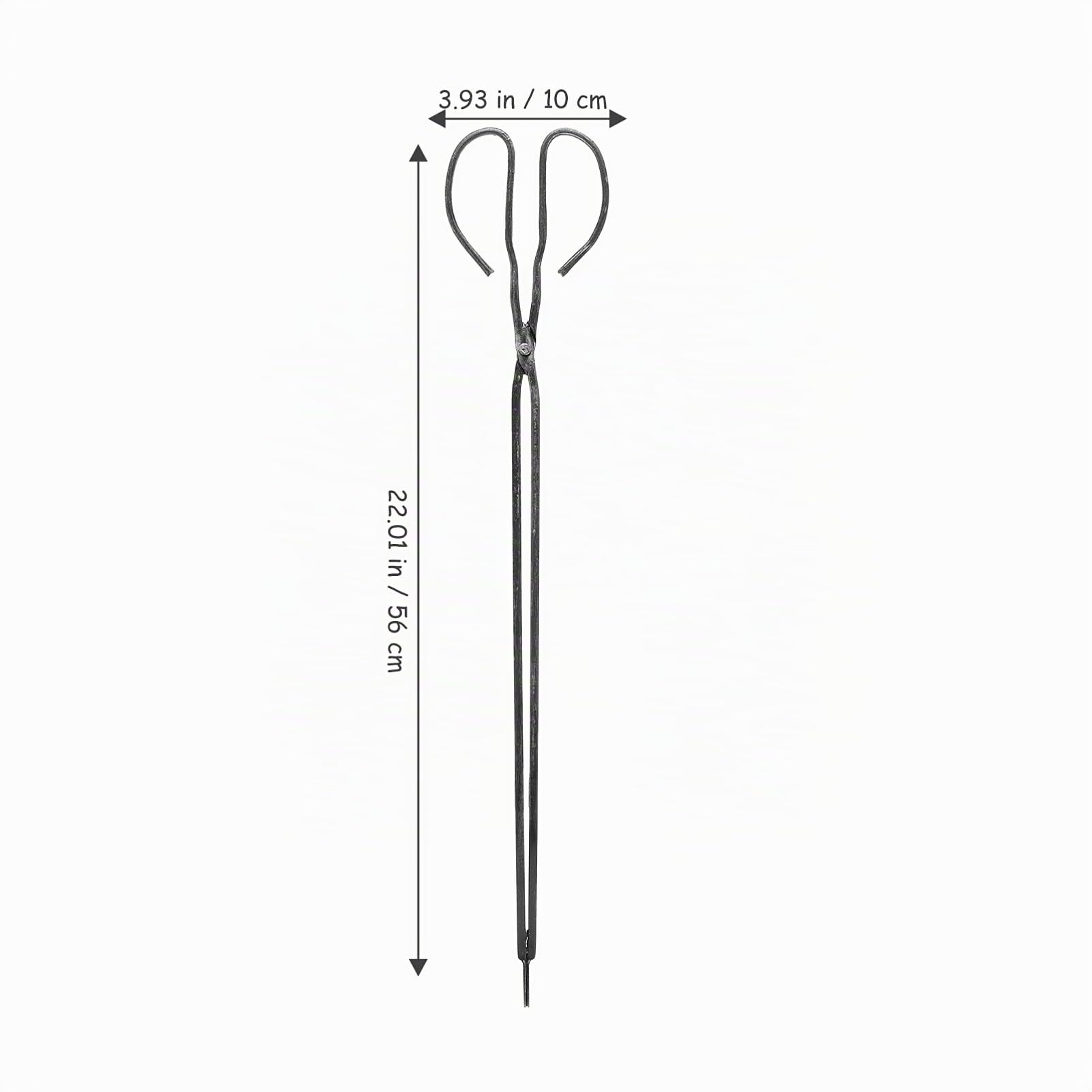 Angoily Pinzas de Tijera de Acero Inoxidable Pinzas de Carbón para Barbacoa Extra Largas para Cocinar Comida para Cocinar Barbacoa 60Cm