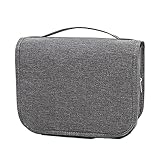 Segrehy Hängende Reise-Kulturtasche mit großem Fassungsvermögen, wasserdichte Make-up-Tasche für Männer auf Geschäftsreisen oder im Urlaub