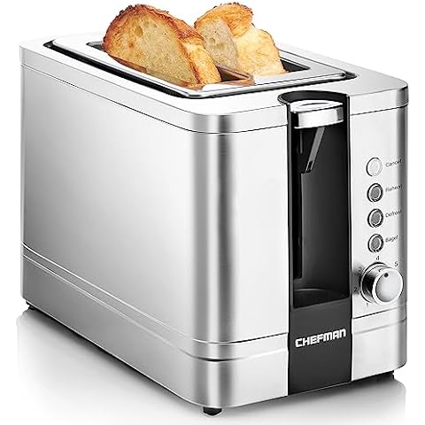 Chefman 2 Slice Stainless Steel Toaster Cover