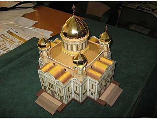 PAPER MODEL KIT ARCHITECTURE THE TEMPLE CHRIST THE SAVIOUR 1/400 OREL 62