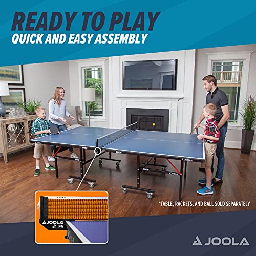JOOLA WM Professional Table Tennis Net and Post Set - ITTF Tournament Approved - 72in Regulation Ping Pong Net with Screw On Clamp Attachment - image 3