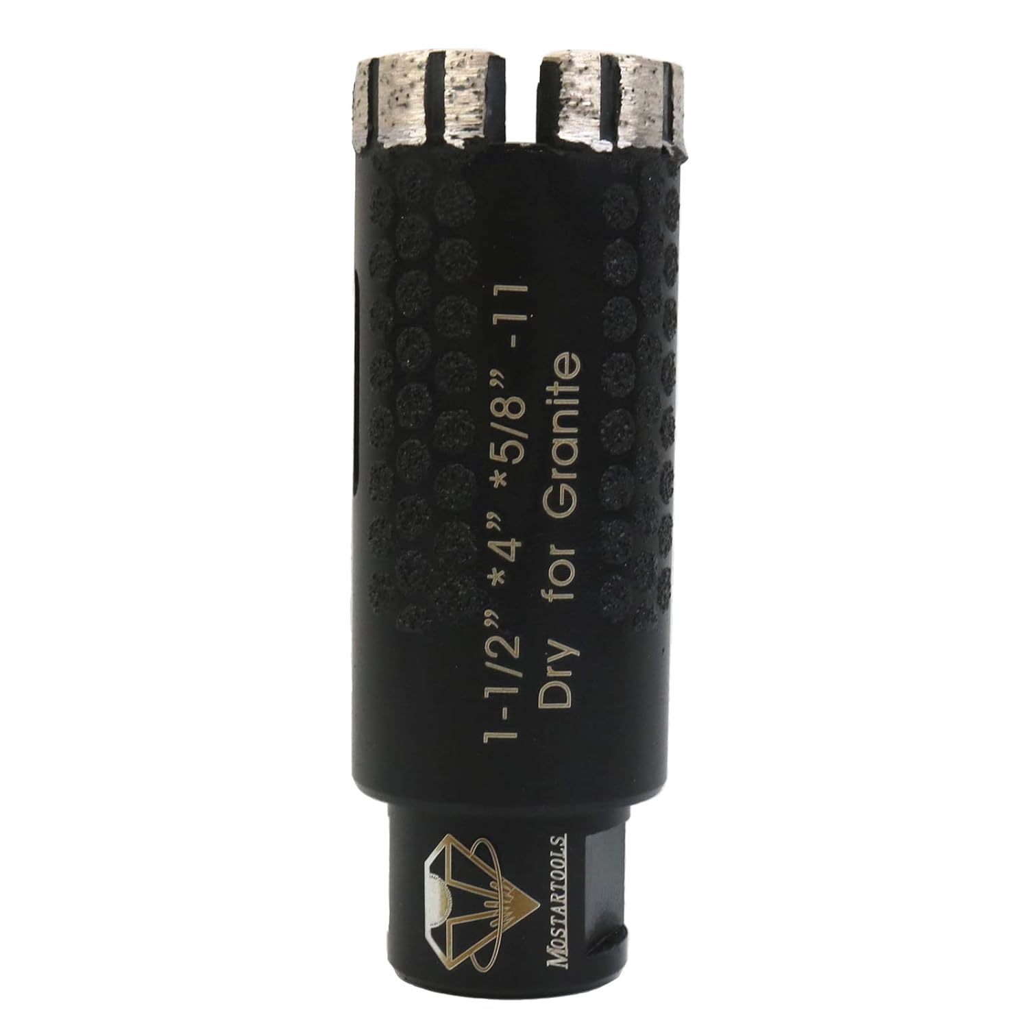 1 3/8 Inch Dry Diamond Core Drill Bit with 5/8 in.- 11 in. Thread for Granite Marble Quartz Masonry Hole Saw