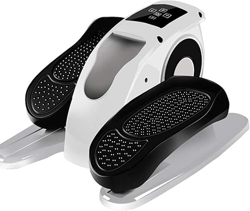 デスク下楕円形ペダルエクササイザー、電動エクササイズバイク、ミニサイクリングトレーナー固定式エクササイズレッグ、腕/脚エクササイズ用ポータブルフィットネスバイク、A,A
