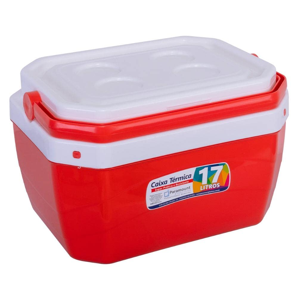 Caixa Térmica 17 Litros - Paramount - Vermelho | Amazon.com.br