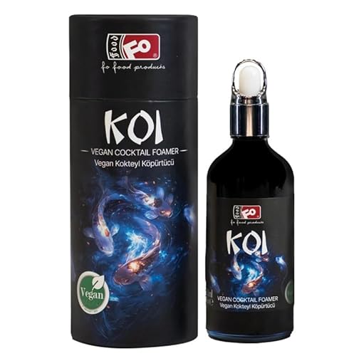 Koi Vegan Premium Cocktail Foamer, Non-Alcoholic, Vegan, 100ml – Perfect for Cocktails, Mocktails & Mixology
