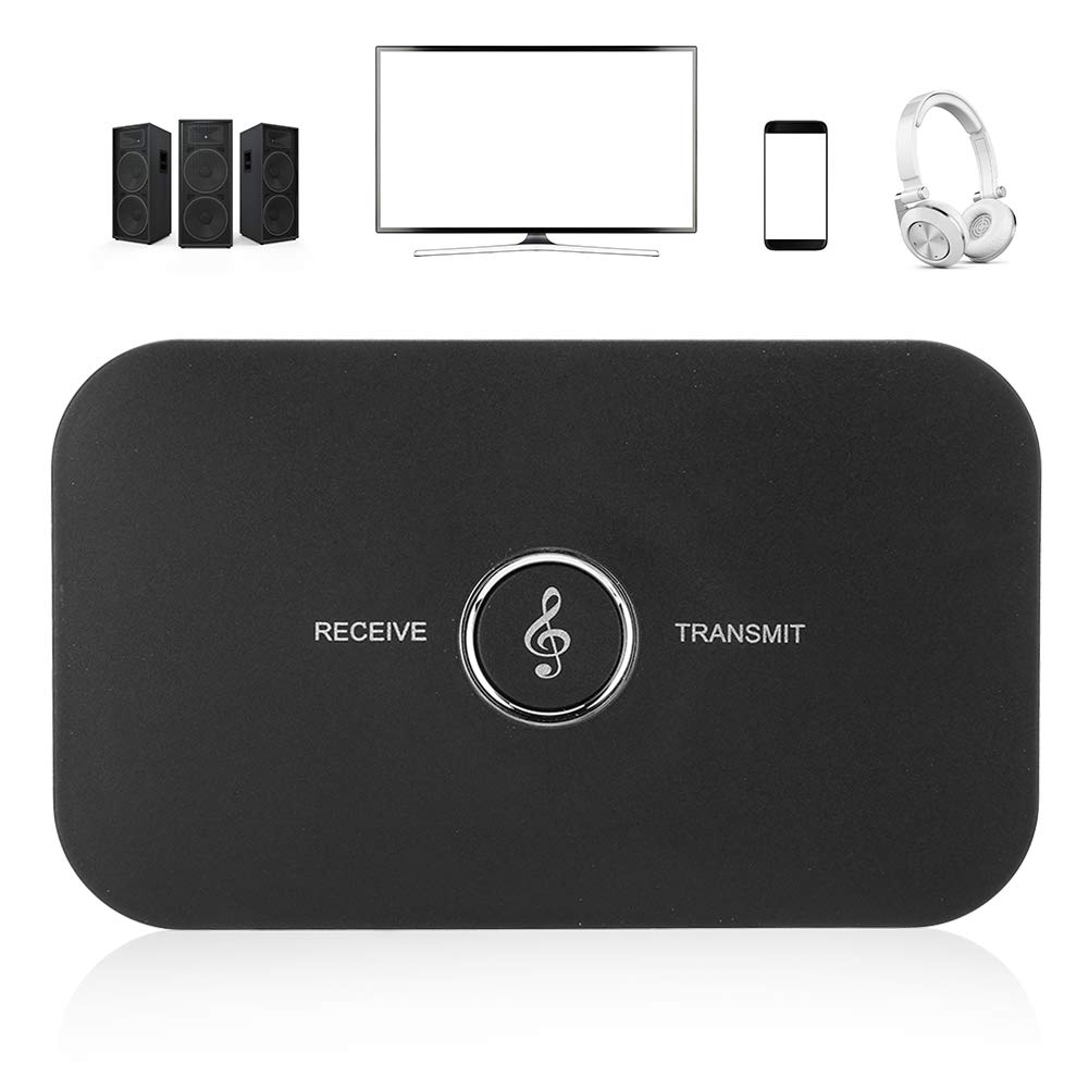 Trasmettitore/ricevitore Bluetooth, 2 in 1 Adattatore wireless Bluetooth A2DP Convertitore adattatore di assistenza da 3,5 mm per auricolare altoparlante del telefono, ecc