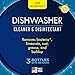 Glisten Dishwasher Cleaner, Removes Limescale, Rust, Buildup, and Grease, Lemon Scent, Made in the USA, 12 Ounce Bottle, 3-Pack