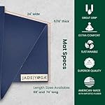 Jade Fusion Yoga Mat, Luxurious Comfort & Sturdy Workout Mats for Home Gym, 68" and 74" Yoga Mat Thick, Non-Slip Workout Mat with Extra Strong Grip, US Made Yoga Mats - Image 4