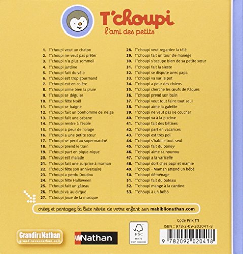 T Choupi Rentre L Ecole (French Edition)