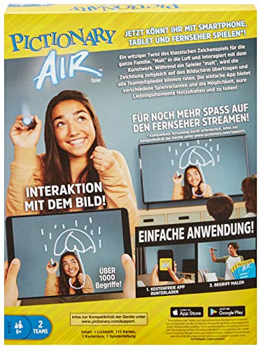 Mattel Games GPL53 - Pictionary Air™, Duitstalig