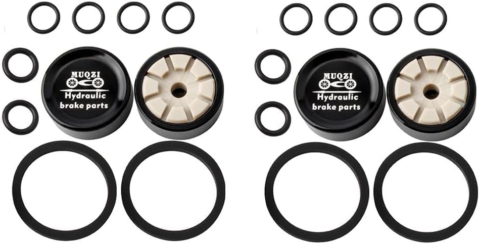 High Temperature Brake Piston Set of 2, Strong Ceramic Replacement Kit for Mountain Bike XT, XTR Series, Racing Sports Car, Leakproof Design