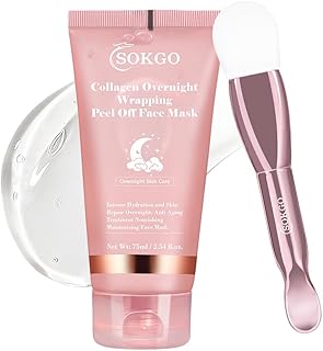 Máscara de colágeno para envolver durante la ...