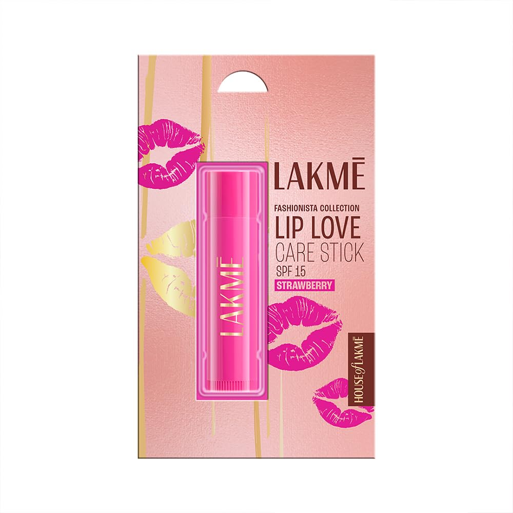 Lakme Lip Love Chapstick Strawberry, 4.5 g-image-38
