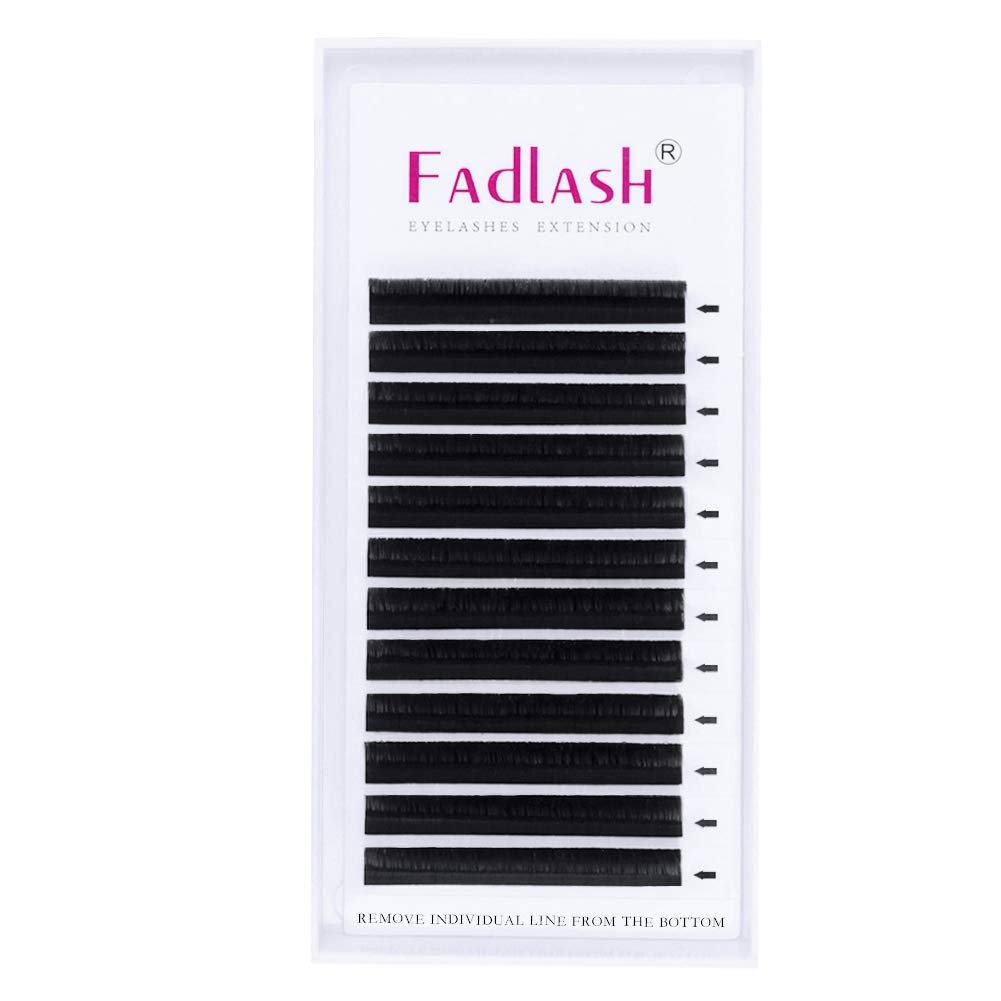 FADLASH Volume Lash Extensions 0.05 0.07 Easy Fan Lashes 8~20mm Length Auto Blooming Self Fanning Eyelash Extensions C D DD curl Withstand 194ââ€žâ€° Volume Lashes (0.07-D , 16mm)