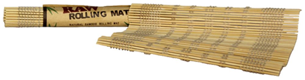 RAW® Natural Bamboo Rolling Mat / 24er (Drehhilfe, Drehmatte, Rollmatte)