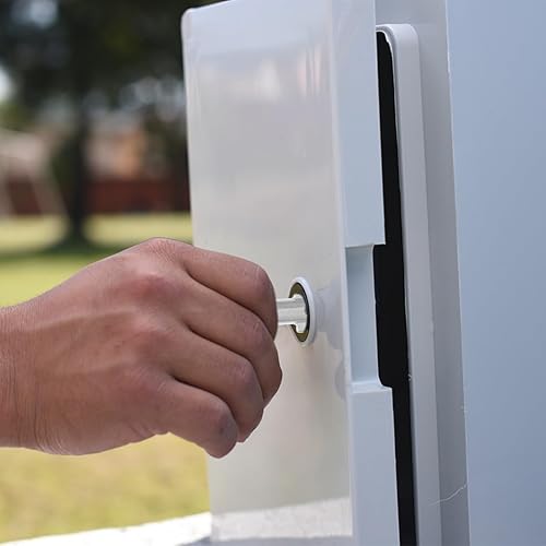 Miniatura 3 de DOITOOL 4 unids llave eléctrica del gabinete de la aleación del cinc de la caja del medidor de agua de la caja de la llave del zócalo del triángulo