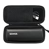 Khanka Harde tas voor Sonos Roam Speaker Bluetooth Speaker (zwart)