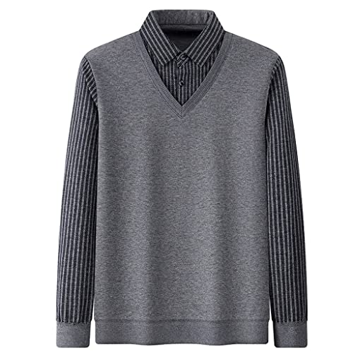Chandail chaud fond col de chemise tricot à carreaux hiver