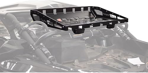 Tusk Estante de carga con recubrimiento en polvo negro para CAN-AM Maverick X3 Max RS Turbo R de 72 pulgadas 2020-2021