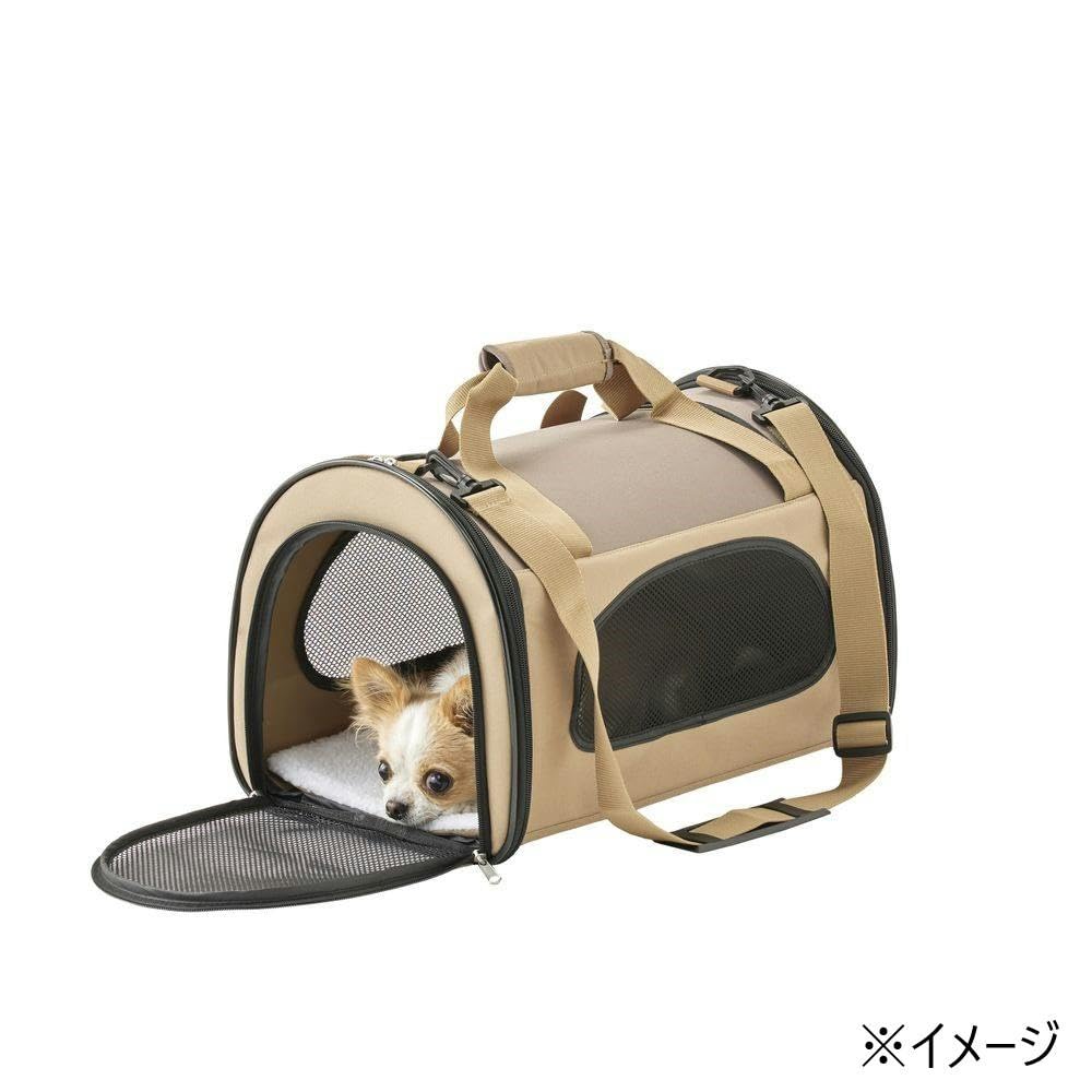 折りたたみキャリー  ベージュ ペット用 犬用 猫用  ペットケージ Amazon.co.jp: カインズ(CAINZ) 折りたたみペットキャリー ベージュ 幅