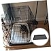 POPETPOP Dog Crate Tray Replacement Durable Plastic Pet Cage Tray for Small Animals Easy to Dog Kennels Bird Cages Thickened Design Versatile Use