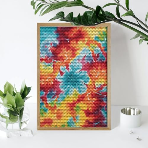 Kit d'art diamant complet anti-stress solution décoration murale DIY