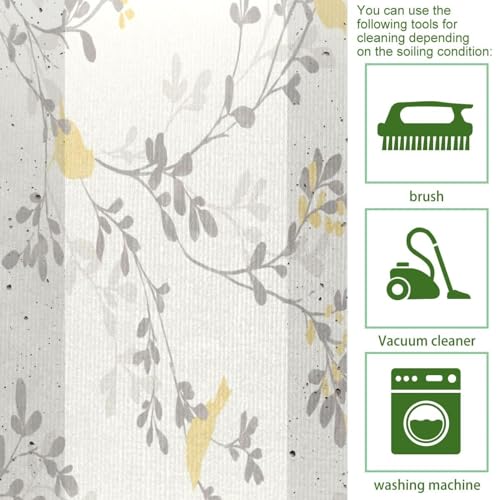 Tapis de cuisine antidérapant lot de 2 lavable contre les projections d'eau - 5