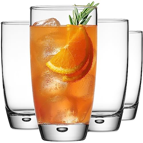 Glaver's Highball Glasses with Bubble Base