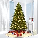 LEVELEVE Premium Pre-Lit 6FT Classic Artificial Holiday Christmas Tree w/1,000 Branch...