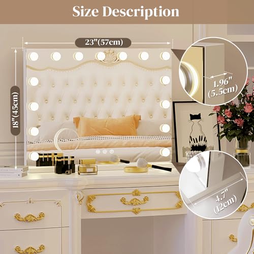 LED Vanity Mirror with Bluetooth