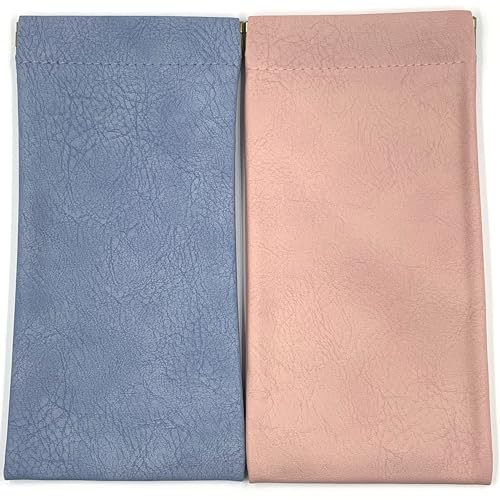 ZMQPAKL Estojo para óculos, Azul, rosa, P