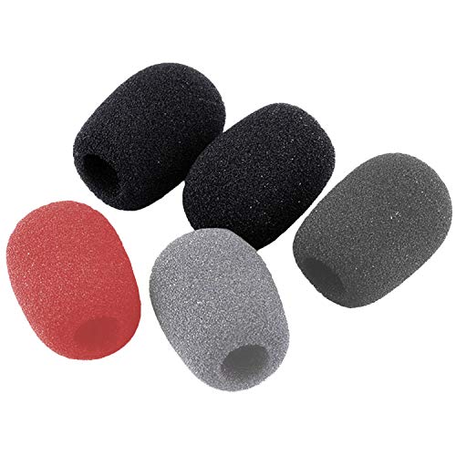 Zoom WSL-1 Windscreens for Lavalier Microphone, Pack of Five Windscreens, Reduce Wind Noise, Designed for Use With LMF-1 and LMF-2