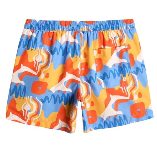 Image of maamgic Mens Swim Trunks 5 Inch with Mesh Liner Breathable for Beach