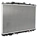 Torchbeam Automotive Vehicle Replacement Engine Radiator for 1999-2004 Odyssey Transmission Oil Cooler Included