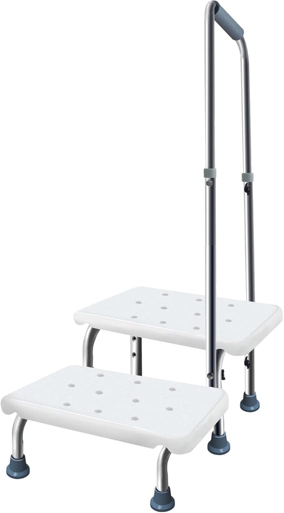 Aliseniors Step Stool with Handle and NonSkid Platform, Heavy Duty 2